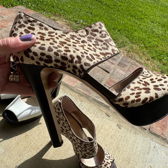 BCBGeneration Brown High Heel Sandals - Picture 2 of 5